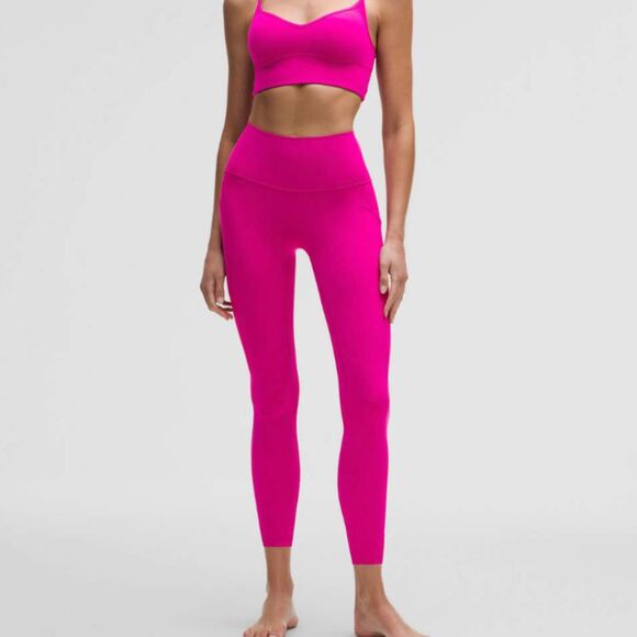 lululemon athletica Pants - Lululemon Align High-Rise Pant with Pockets 25" Ripened Raspberry Size 14